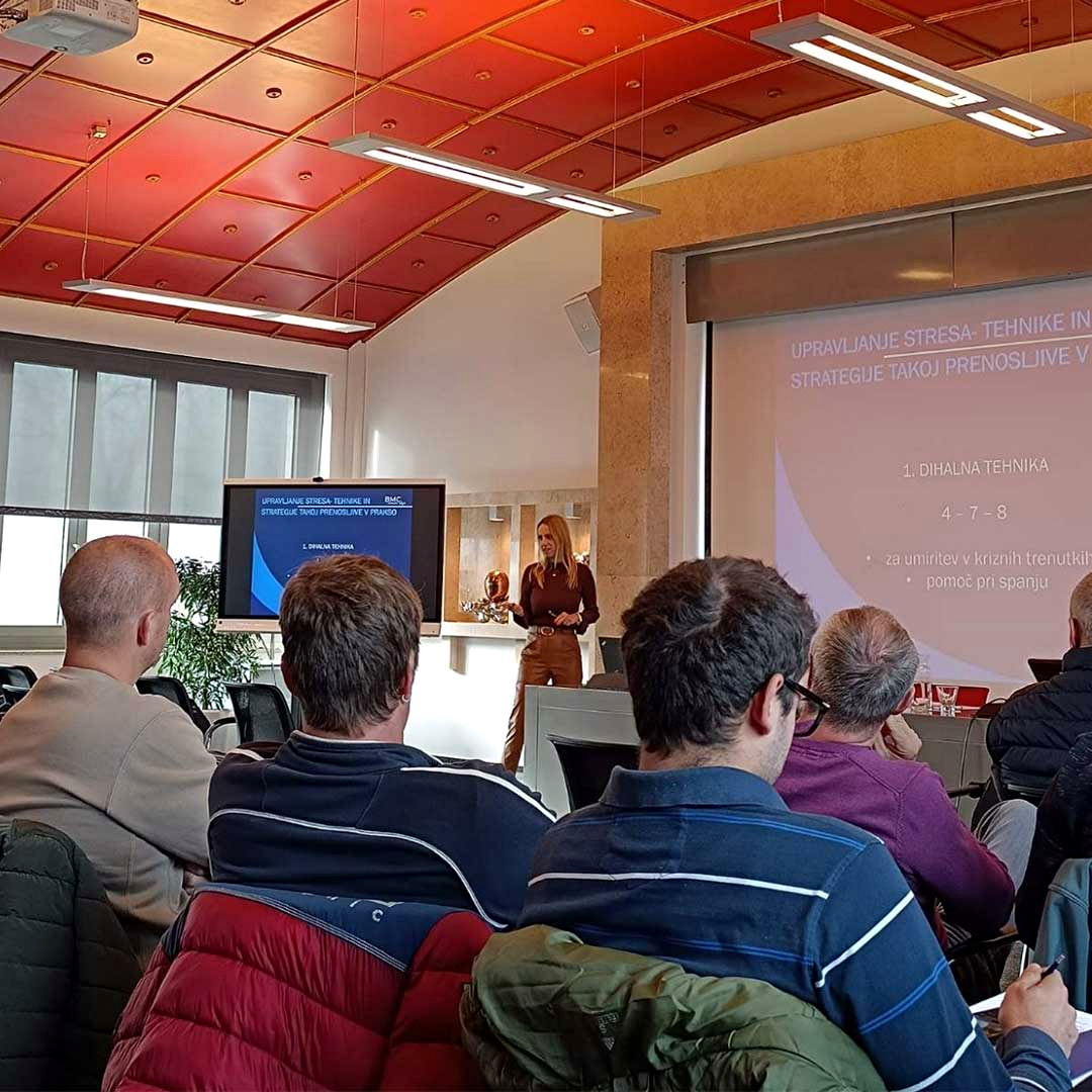 Kaja Travnik working with organizations